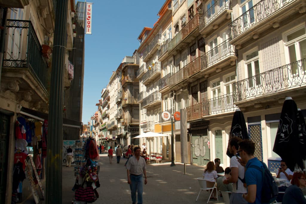 Rua das Flores em Porto